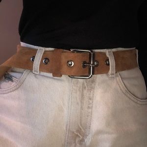 Leather belt